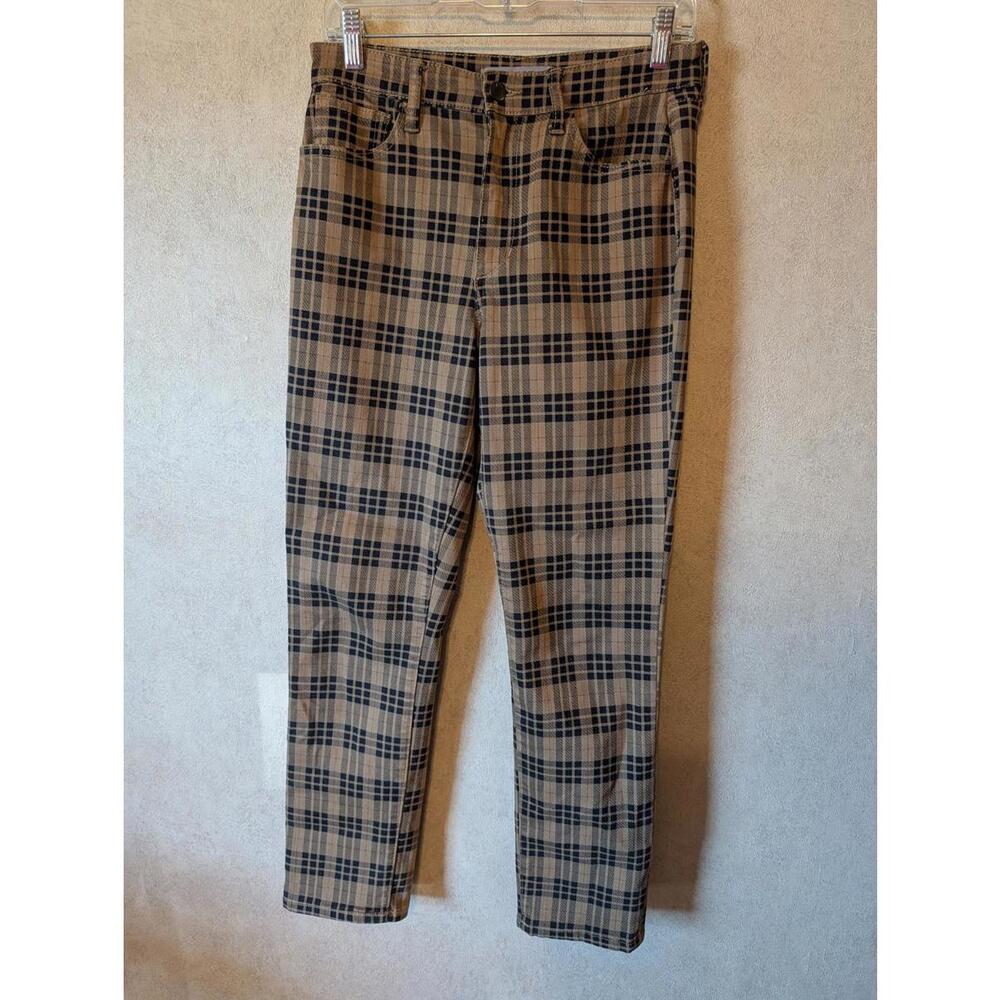 JOES JEANS brown plaid novacheck skinny jeans sz 27